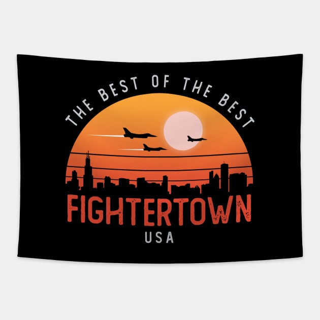 Fightertown USA Tapestry by NotoriousMedia