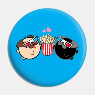 Poopy & Doopy - 3D Glasses Pin