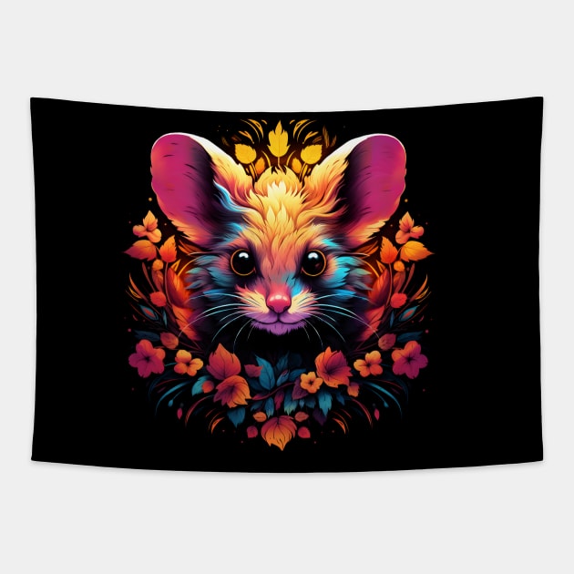 Neon Rodent #2 Tapestry by Everythingiscute