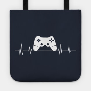 gamer heartbeat ,Gaming heartbeat Tote