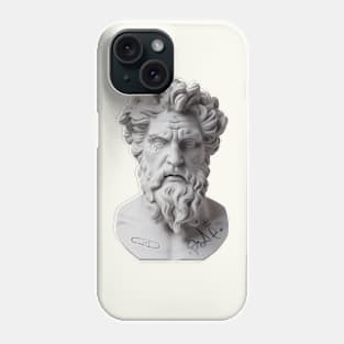 Zeus Greek sculpture Phone Case