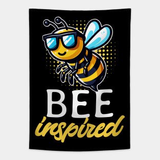 Bee Inspired Cool Cute Kawaii Honey Bee Tapestry
