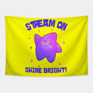 Shine bright streamer Tapestry