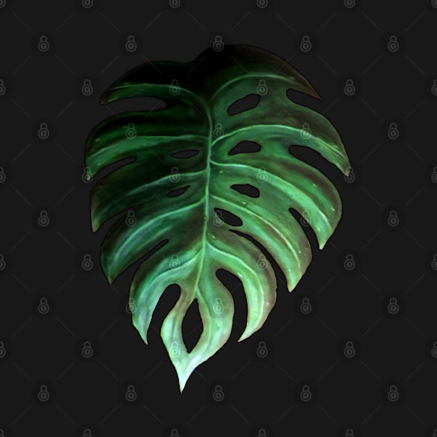 Monstera Leaf Design by SPACE ART & NATURE SHIRTS 