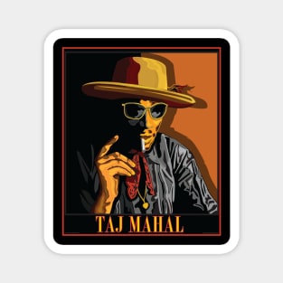 TAJ MAHAL AMERICAN BLUES MUSICIAN Magnet