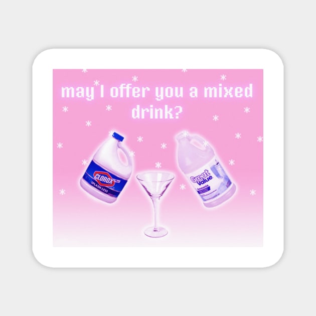 May I Offer You a Mixed Drink? Magnet by ilustracici