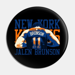 Jalen Brunson Graphic Art Pin