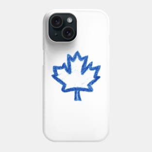 Blue Leaf Phone Case