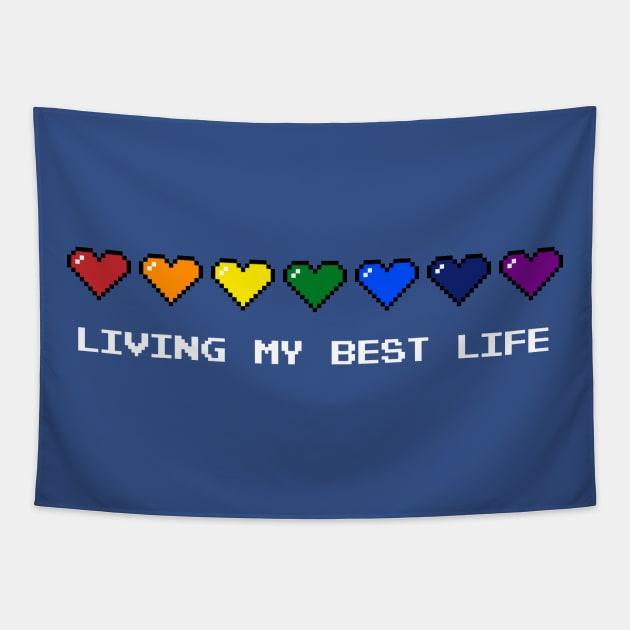 Living My Best Life Tapestry by fishbiscuit