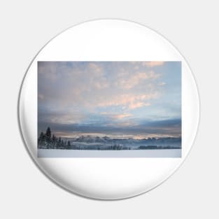 Snowy mountains Pin