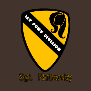 1st Pony Division - Sgt. Fluttershy T-Shirt