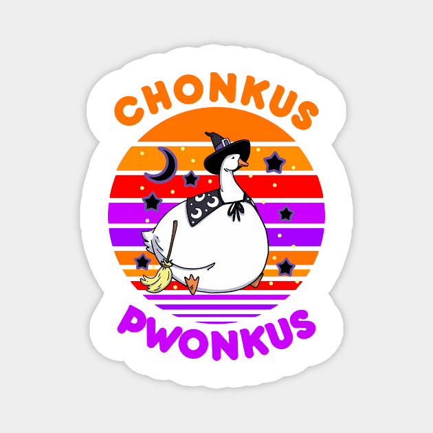 Honkus Ponkus Halloween Goose Magnet by TASAAGOR