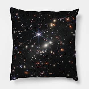 James Webb Telescope Deep Field Stars and Galaxies Pillow