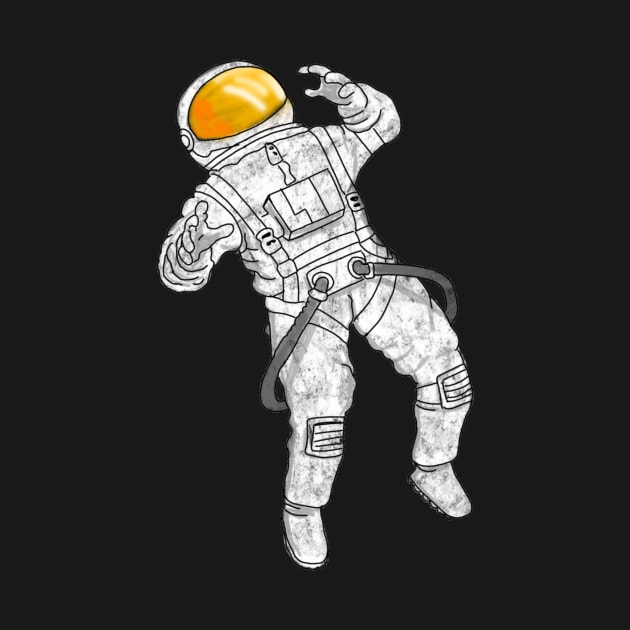 Astronaught Floating in Space by DesignsBySaxton