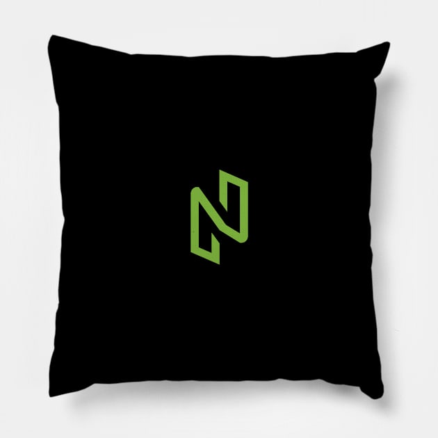 NULS Official "N" Logo Pillow by NalexNuls