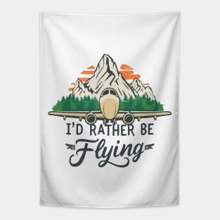 I'd Rather Be Flying. Retro Tapestry