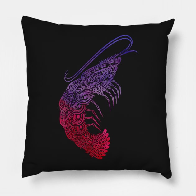 Shrimp pattern Pillow by Signumnobilis