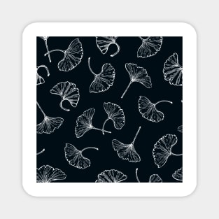 Ginkgo leaves pattern Magnet