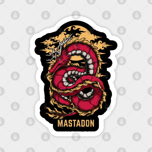 Flying Dragon Mastadon Magnet by Teropong Kota