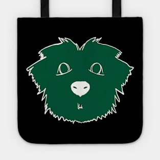 Green Puppy dog Tote