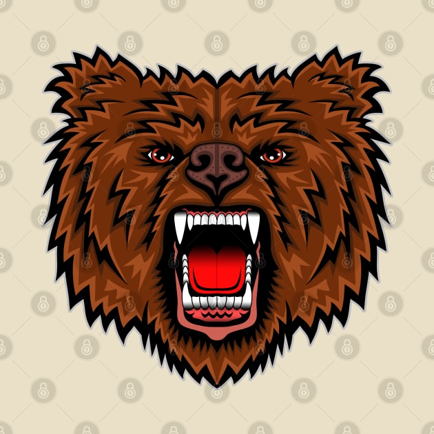 Grizzly Growl by NateArtDesign