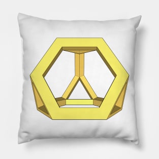 gmtrx lawal skeletal truncated tetrahedron Pillow