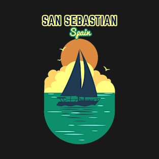 San Sebastian Spain beach name T-Shirt