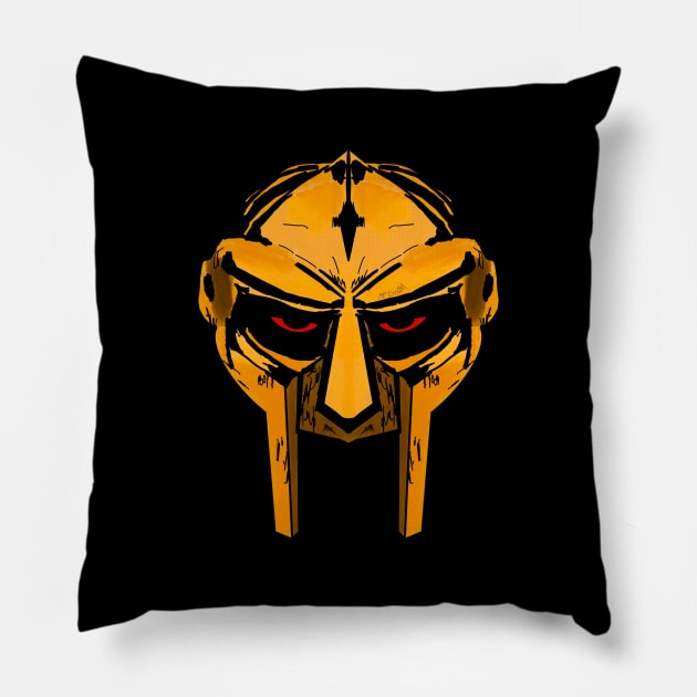 Mf Doom HipHop Pillow by toyrand