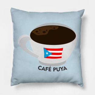 Boricua Cafe Puya Puerto Rican Coffee Dark Latino Food Pillow