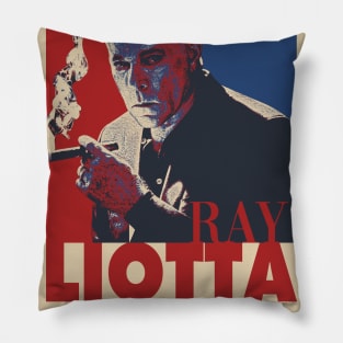 Ray Liotta Retro Pop Art Style Pillow