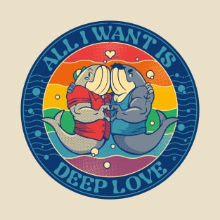 Deep Love Gay Whale T-Shirt