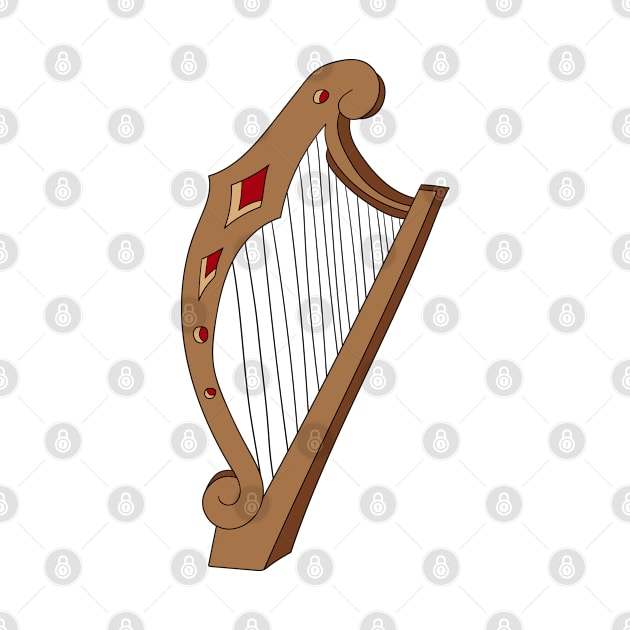 cute harp by maricetak