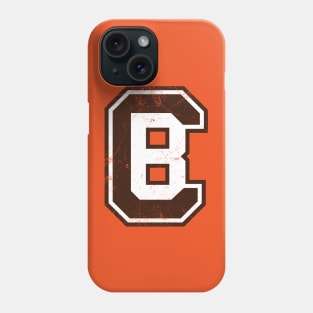 CB Football Monogram - Orange Phone Case