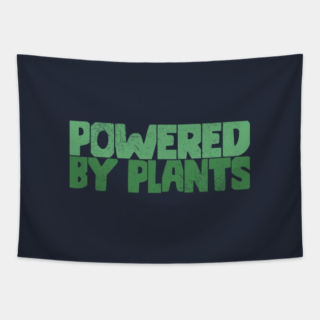 Powered By Plants Tapestry by Zen Cosmos Official