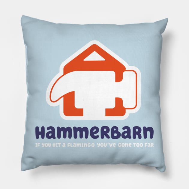 Hammerbarn Pillow by Cat Bone Design