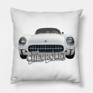 1954 Chevrolet Corvette Convertible Pillow