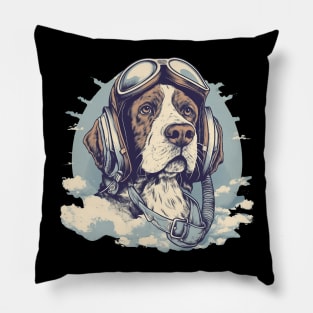 Aviator dog Pillow