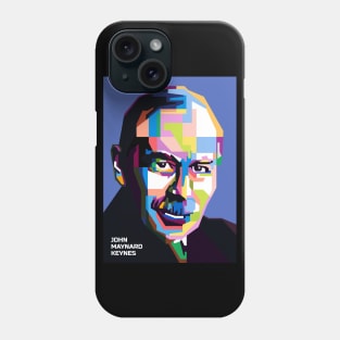 Abstract Maynard keynes in WPAP Phone Case