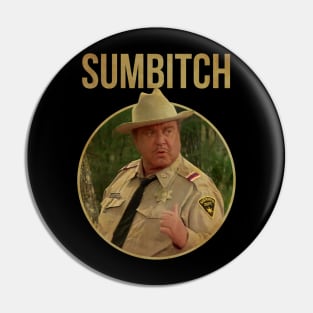 SUMBITCH JUSTICE SHERIFF Pin