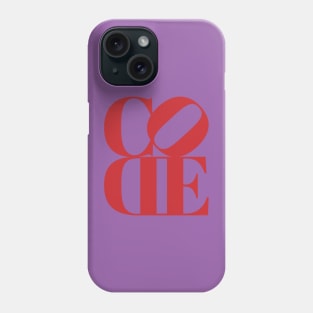 Code - Love Gift for Developer Programmer Geek and Nerd Phone Case