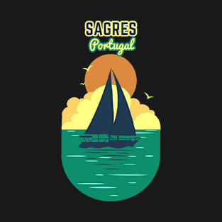 Sagres Portugal beach name T-Shirt