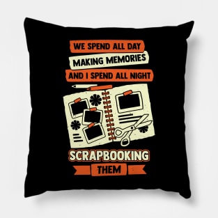 Scrapbooking Hobby Scrapbooker Gift Pillow