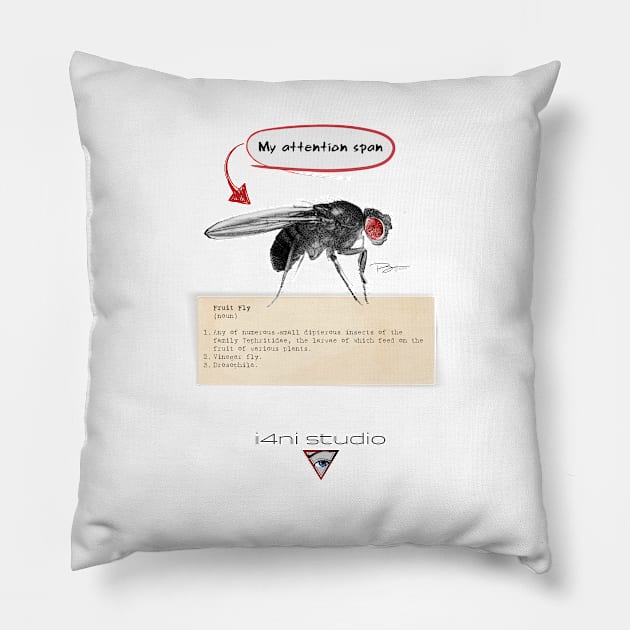 My Attention Span Pillow by i4ni Studio