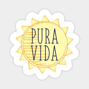 Pura Vida Sun Magnet