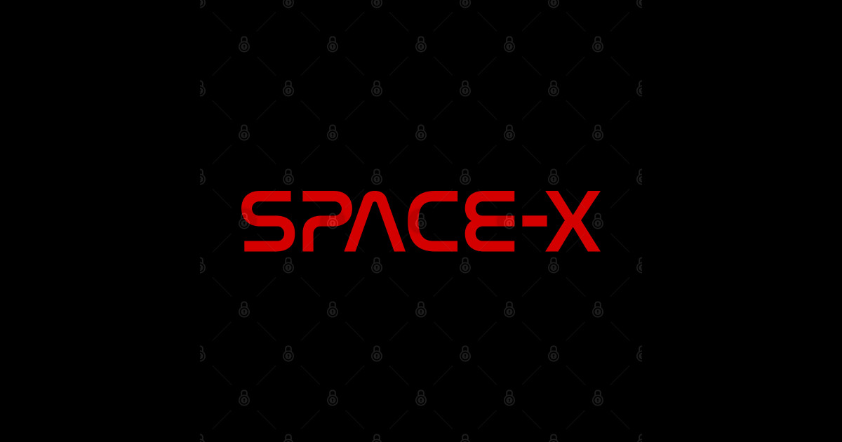 SpaceX logo - 1980s NASA style - Nasa - Sticker | TeePublic