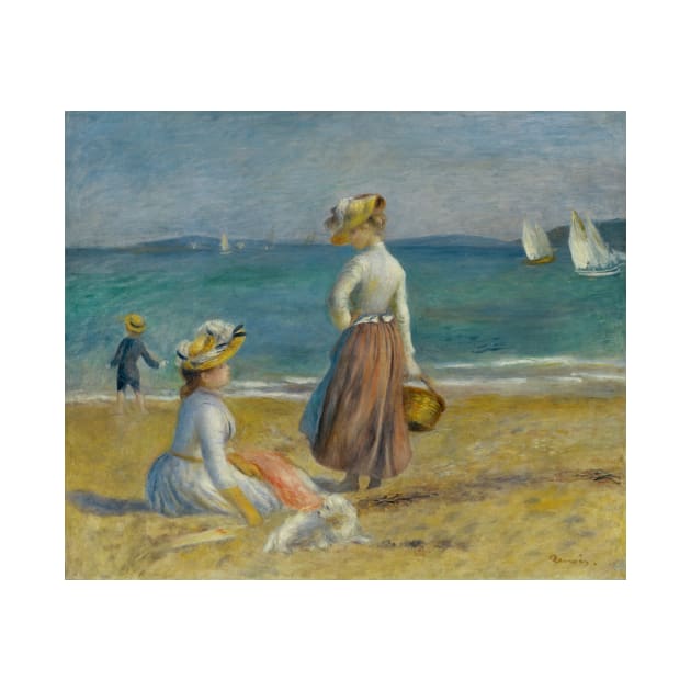 Figures on the Beach by Auguste Renoir by Classic Art Stall