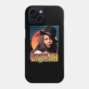 Retro Style Flyer Erykah Badu Fan Art Design Phone Case