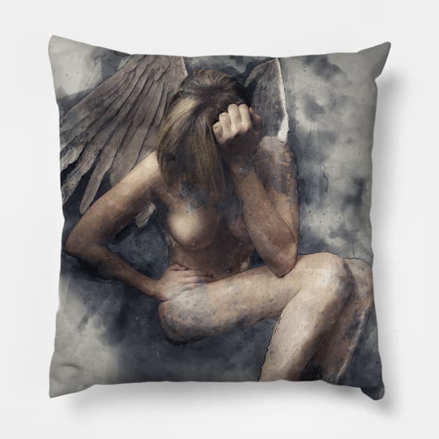 Angel Pillow by Blind Man Studio