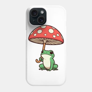 Frog Mushroom Umbrella Phone Case