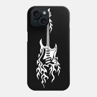 Electric Guitar Fire Illustration Phone Case